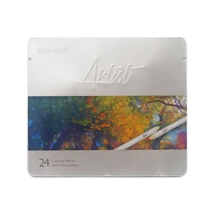 Artist Kuru Boya 24 Renk (Metal Kutu) Mkb710024m