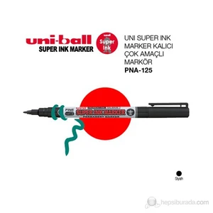 Uni Süper İnk Marker Kalıcı Çok Amaçlı Markör (PNA-125)