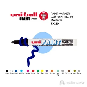Uni Paint Marker Yağ Bazlı Kalıcı Markör 1'li (PX-20)
