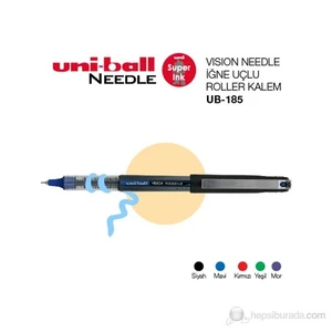 Uni Roller Kalem Vısıon Needle Ub-185 0.5 Siyah