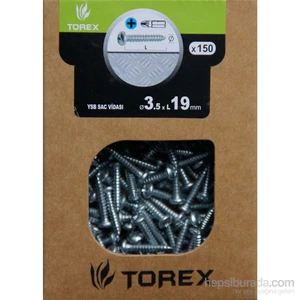 3.5X19 Dın 7981 Ysb Sac Vıdası 150 Adet