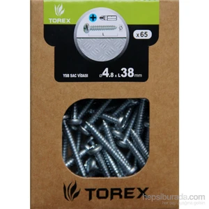 4.8X38 Dın 7981 Ysb Sac Vidası 65 Adet