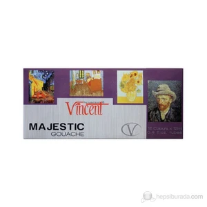 Majestic Guaj Boya Seti 12 Renk x 12 ml.
