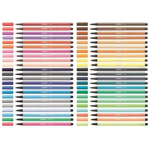 Pen 68 Yoğun Renkli Keçeli Kalem 1mm Açık Kahverengi