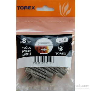 Tuğla Boşluk Dübeli 8 Mm 15 Adet