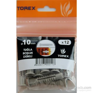 Tuğla Boşluk Dübeli 10 Mm 12 Adet