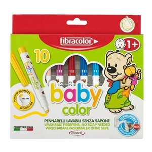 Baby Color 10 Renk Keçeli Kalem +1 Yaş 10540