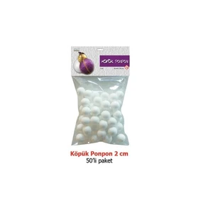 50 Adet 2  Cm Köpük Top  Vınktop2cm-50