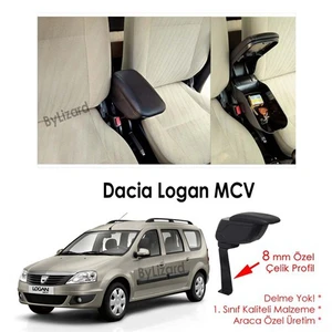 Bylizard Dacia Logan Mcv Kol Dayama Kolçak Siyah