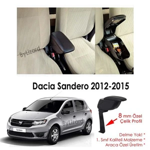 Bylizard Dacia Sandero Kol Dayama Kolçak Siyah