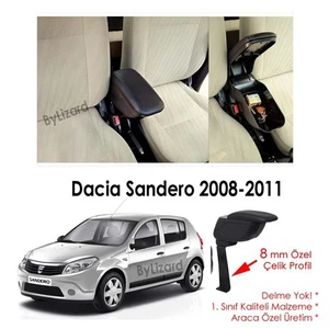 Bylizard Dacia Sandero Kol Dayama Kolçak Siyah