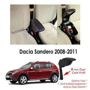 Bylizard Dacia Sandero Stepway Kol Dayama Kolçak Siyah