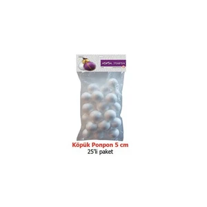 25 Adet 5  Cm Köpük Top  Vınktop5cm-25