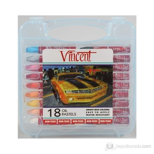 Yağlı Pastel 18'li Set Mavi