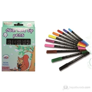 Dual Felt Tip Pens Çift Taraflı Keçeli Boya Kalemi