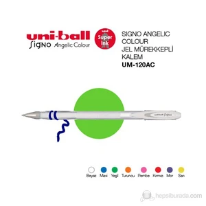 Uni-ball Signo Angelic Colour Jel Mürekkepli Kalem 0,7 1'li (UM-120AC)
