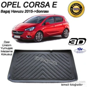 Opel Corsa E Bagaj Havuzu Corsa E Bagaj Paspası 2015 Sonrası