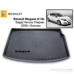 Renault Megane 3 Bagaj Havuzu Megane 3 Paspas
