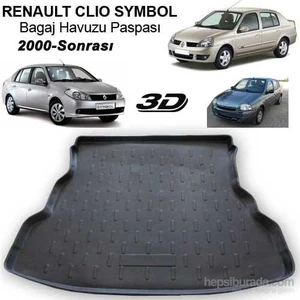 Renault Clio Symbol Bagaj Havuzu Paspası 2008 Sonrası