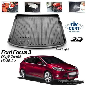 Ford Focus 3 Hb Düşük Zeminli 2013 Sonrası Bagaj Havuzu