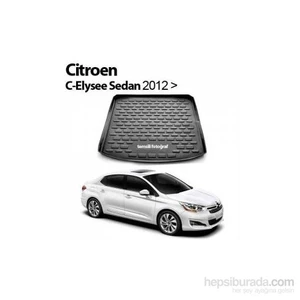 Citroen C-Elysee Sedan Bagaj Havuzu Paspası 2012