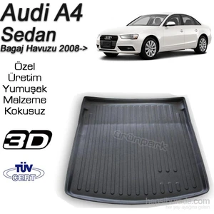 Audi A4 Bagaj Havuzu Bagaj Paspası Yeni Kasa 2008 Sonrası