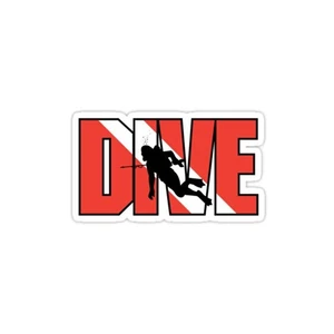 Sticker Master Dive Dalgıç Sticker Oto Motor Pc Etiket