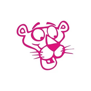 Sticker Master Pembe Panter Sticker Oto Motor Pc Etiket