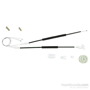 Renault Megane MK1 X64 1996-2003 4/5 Kapı 7700834346 İçin Ön Sağ Kapı Cam Kriko Tamir Seti