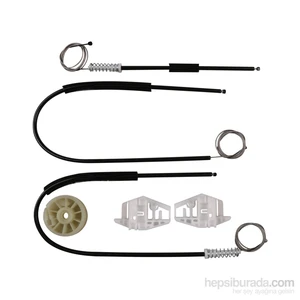 Peugeot 206 206+ 1998-2012 4/5 Kapı 9222E8 9222F8 İçin Elektrikli Ön Sağ Kapı Cam Kriko Tamir Seti