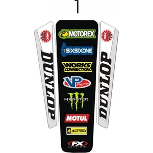 Sticker Master Motosiklet Ön Çamurluk Sticker-1 Oto Motor Pc Etiket