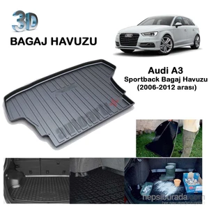 Audi A3 Sportback Bagaj Havuzu  2006/ 2012-9007513
