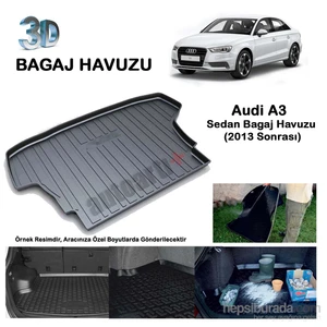 Audi A3 Sedan  Bagaj Havuzu  2013/Üzeri-9007514