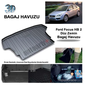 Ford Focus 2 Hb Düz Zemin Bagaj Havuzu-9007567