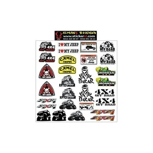 Sticker Master Off Road Sticker Set Oto Motor Pc Etiket