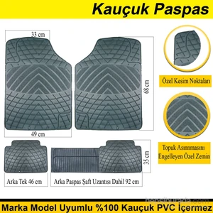 Universal Sport Kauçuk Paspas 42124