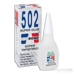 Evo Bond 502 Super Glue Süper Yapıştırıcı (Orjinal)  3426a
