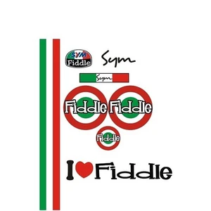 Sticker Master Sym Fiddle Set-2 Oto Motor Pc Etiket