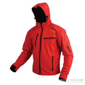 MX70 Kapşonlu Korumalı Mont (Kırmızı)