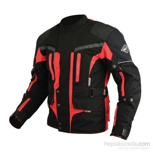 7152 Touring Motosiklet Montu (Kırmızı-Siyah)