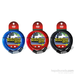 Motosiklet Kilidi 10*65 cm "ŞİFRELİ"