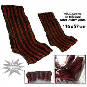 Kaptan Oto Koltuk Kılıfı Ön 2'Li Kilim Dokuma