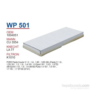 FORD FiESTA - KA  Polen Filtresi OEM NO: 1004051