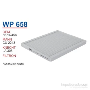 FIAT GRANDE PUNTO Polen Filtresi OEM NO: 55702456