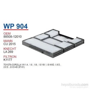 TOYOTA COROLLA (KATLANIR) Polen Filtresi OEM NO:88508-12010