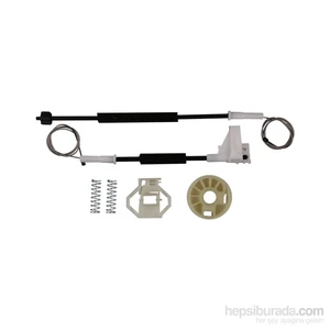 VW Polo Classic Variant Seat Cordoba MK1 Vario Ibiza MK2 6K4839401 İçin Arka Sol Cam Kriko Seti