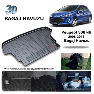 Peugeot 308 Hb Bagaj Havuzu 2008/2013-9007660