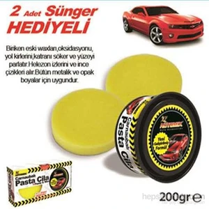 Automix Carnaubalı Pasta Cila (2 Adet Sünger Hediyeli)
