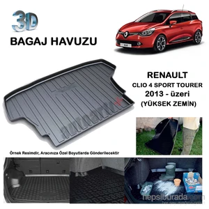 Renault Clio 4 Tourer St.Yarım Zemin Bagaj Havuzu-9007670
