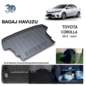 Toyota Corolla Sedan 2013-Üzeri  Bagaj Havuzu-9007721